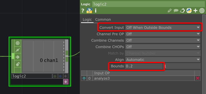 TouchDesigner 麥克風輸入模板 Logic 參數設定